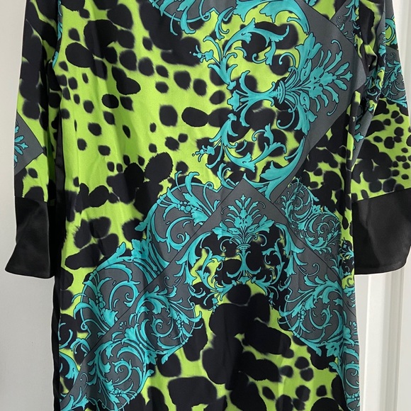 Versace Collection size 46 multi-patterned dress - Picture 3 of 10